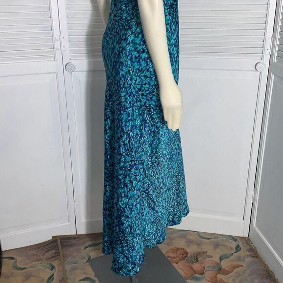 Vintage Neiman Marcus UNION MADE Slip Satin Maxi Dress Georgette Trabolsi Medium - Picture 7 of 15